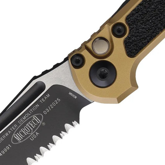 Microtech Auto LUDT GenIII 1136 2TA EDC Knife Automatic Opening Two Tone M390 Blade by Microtech