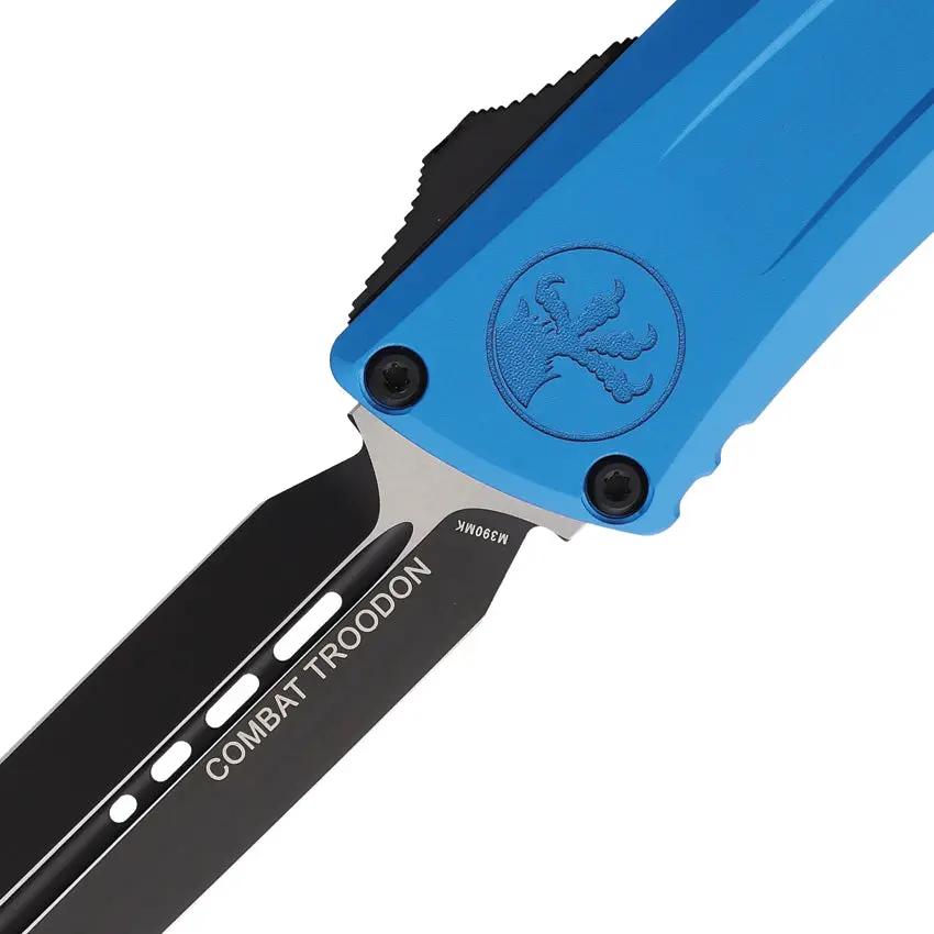 Microtech Auto Combat Troodon Gen III Knife For Tactical Enthusiasts With Automatic Opening And M390 Dagger Blade by Microtech