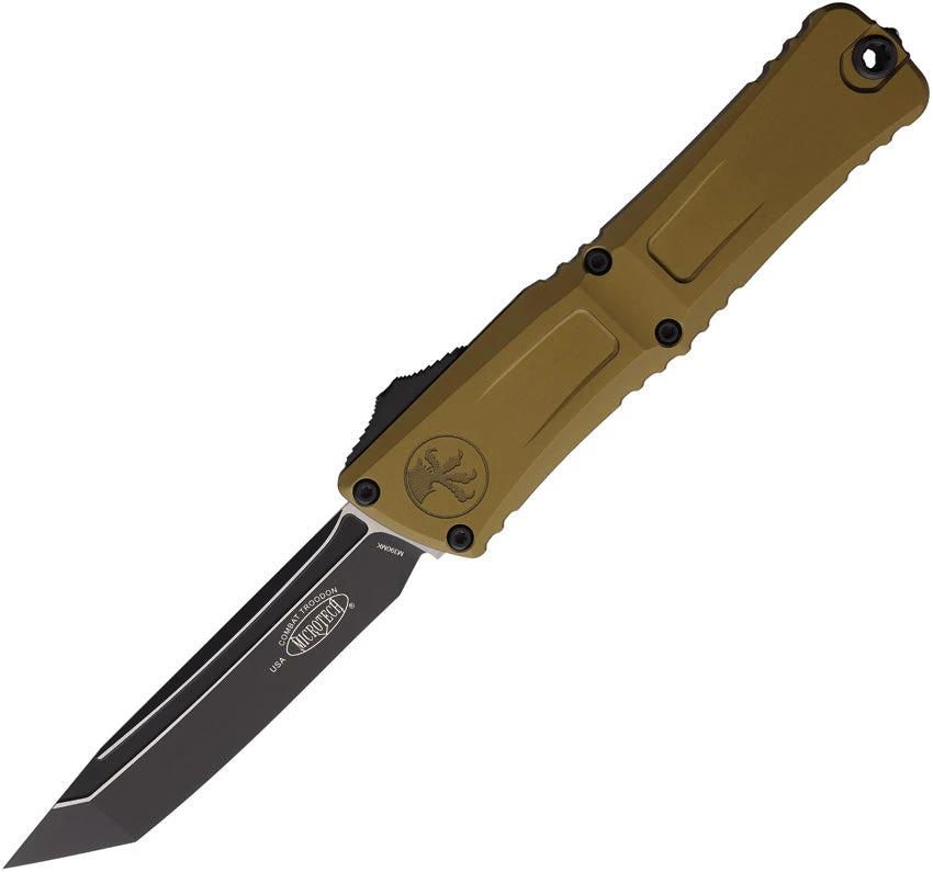 Microtech Auto Combat Troodon GenIII 1144 1OD Automatic EDC Knife With M390 Blade OD Green For EDC Enthusiasts by Microtech
