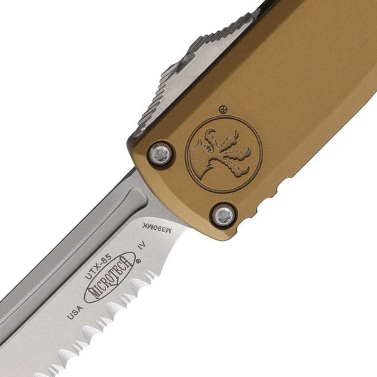 Microtech UTX-85 Auto TE Gen IV OTF Knife 12334-12TA for Tactical Enthusiasts and Collectors by Microtech