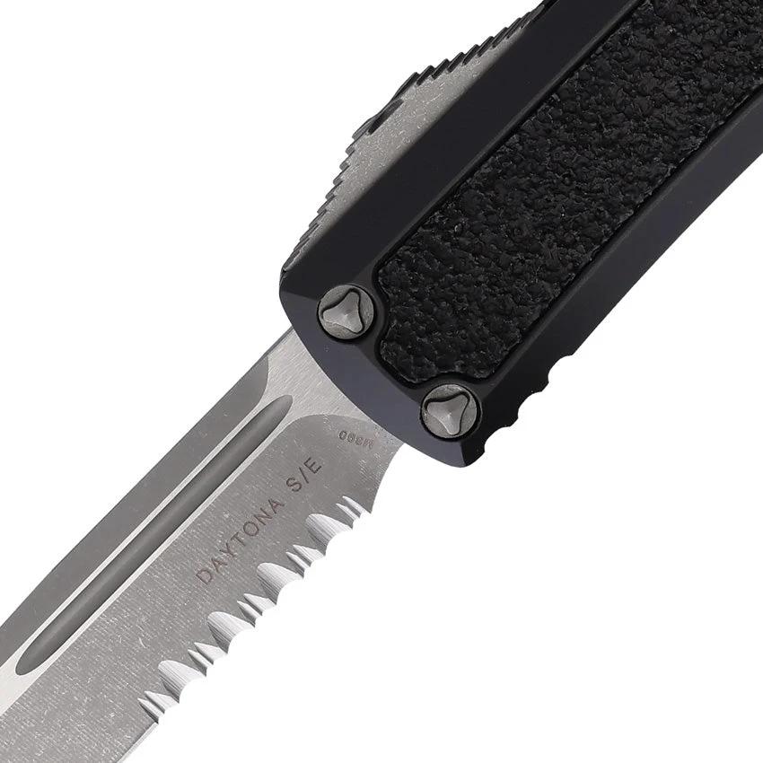 Microtech Daytona OTF Knife Auto Apocalyptic Finish EDC by Microtech