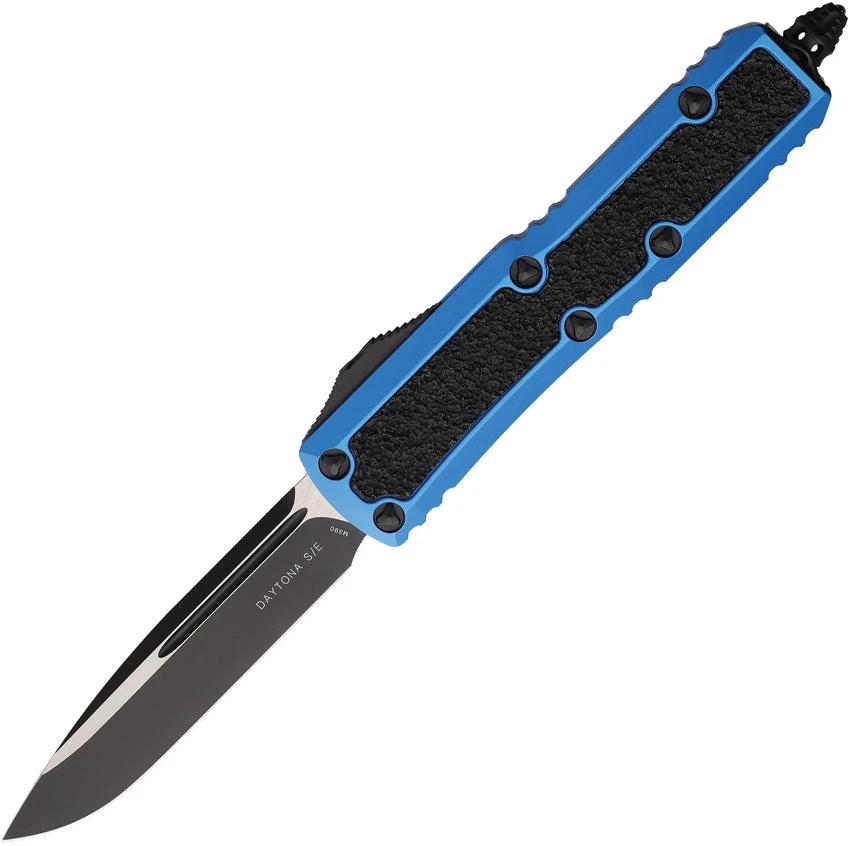 Microtech Auto Daytona SE OTF Knife Blue 1241BLS Premium Automatic Deployment For Serious Enthusiasts