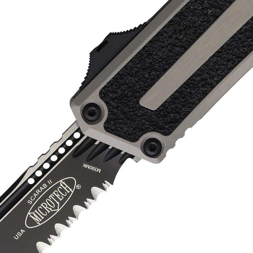 Microtech Auto Scarab II OTF Knife M390 Elite EDC by Microtech