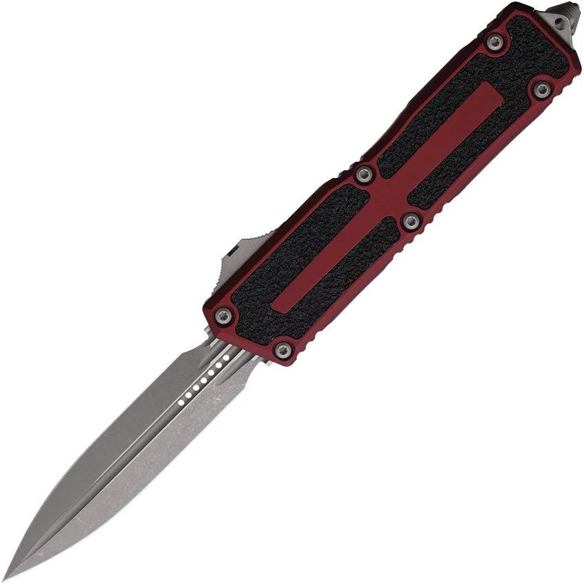 Microtech Auto Scarab II OTF Knife Automatic Opening Gen III 1280 10APMR Apocalyptic Finish For Collectors