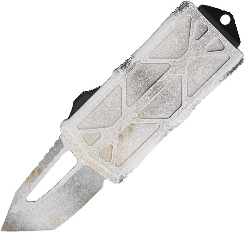 Microtech Auto Exocet OTF Knife Sand Trooper Finish Premium Steel Tanto Blade Aluminum Handle EDC Tactical by Microtech