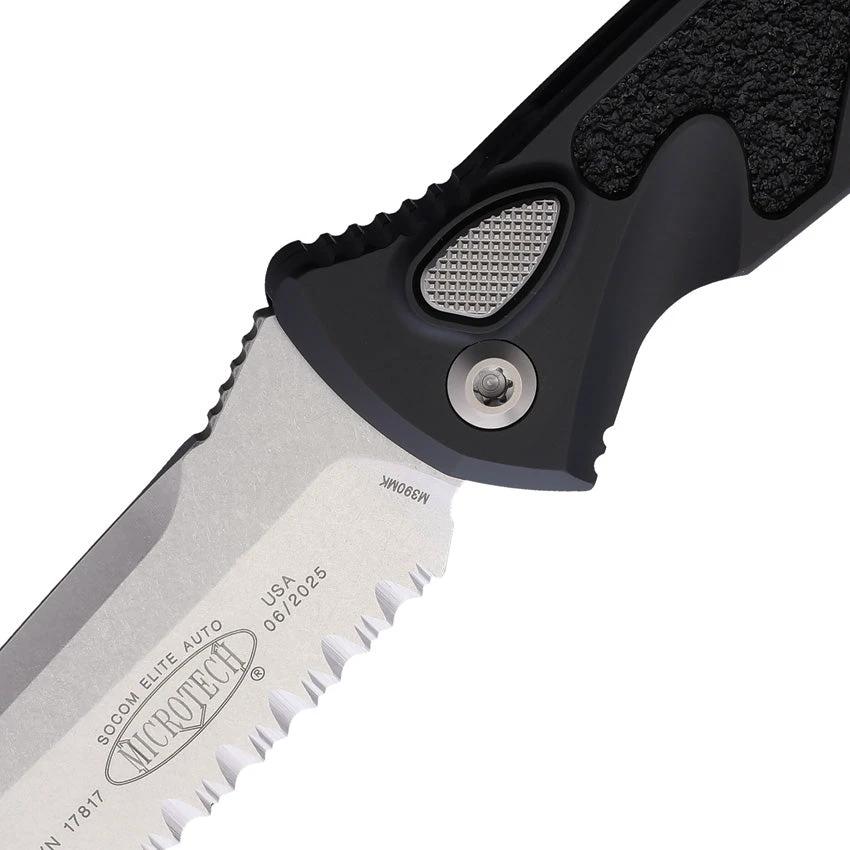 Microtech Auto Socom Elite Buttonlock Knife For Tactical Enthusiasts With Automatic Opening 5.13 Inch Closed by Microtech