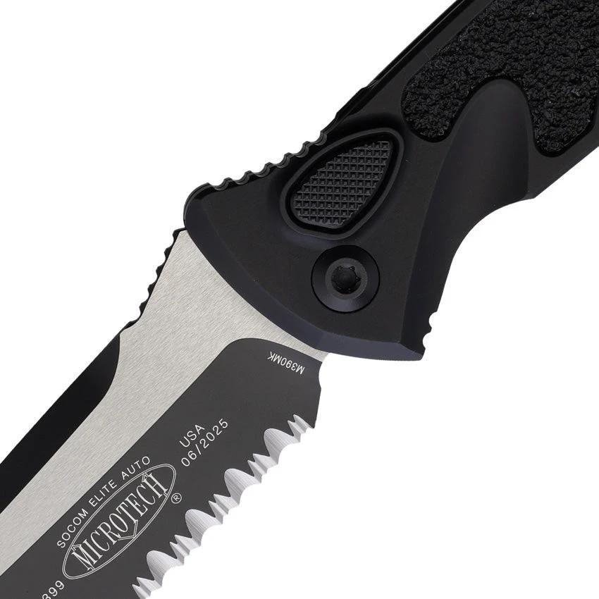 Microtech Socom Elite Auto Buttonlock Knife Automatic Opening 161A 2T Two Tone M390 For Tactical Enthusiasts by Microtech