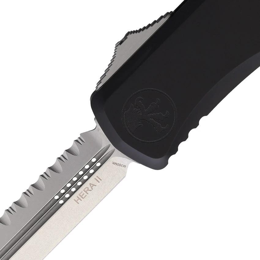 Microtech Auto Hera II OTF Knife Serrated Blade For EDC by Microtech