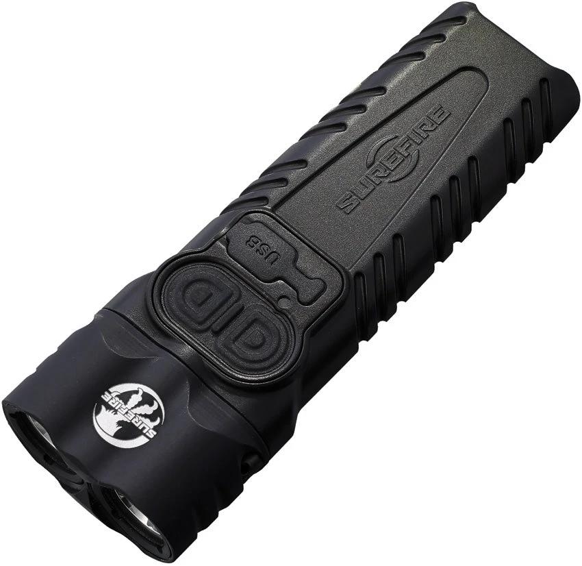 SureFire Stiletto PR 198-DLC EDC Tactical Flashlight Rechargeable 1500 Lumens Aluminum by Microtech