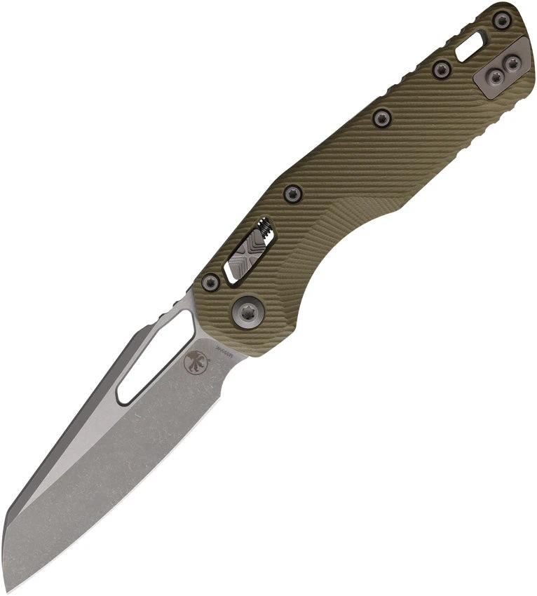 Microtech Ram Lok AP Fluted OD G10 Knife With M390MK Blade For EDC Enthusiasts And Collectors by Microtech