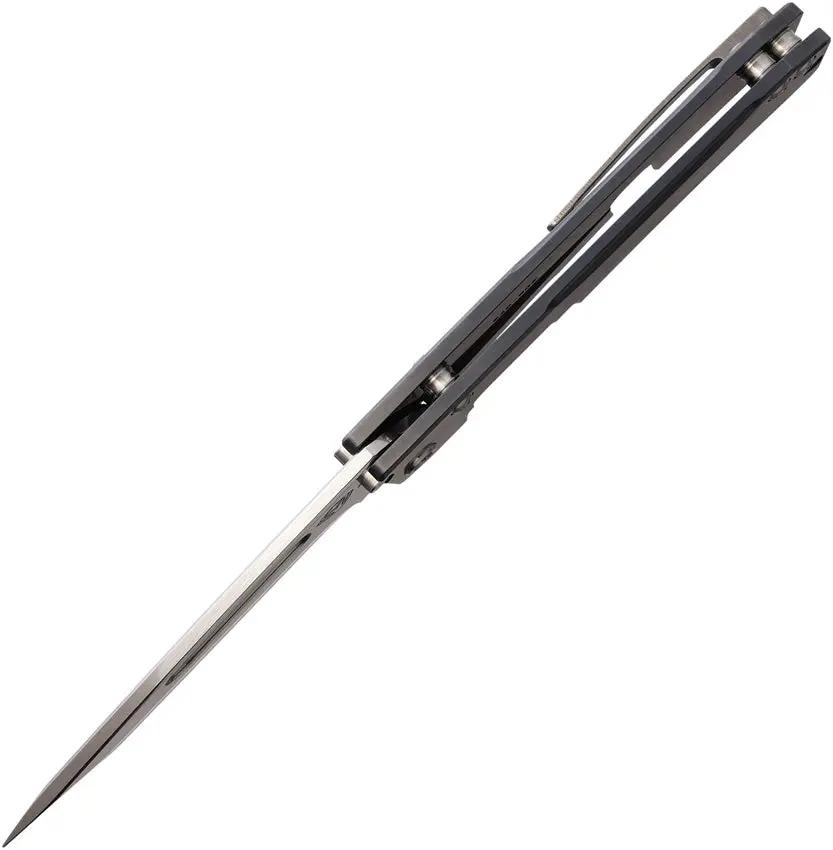 Medford Slim Midi Framelock Tanto MK201STT-30PV - S45VN Blade, Gray PVD Titanium Handle by Medford