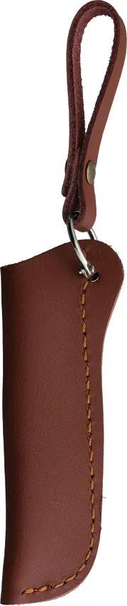 Mavik Gear Sera Linerlock 100-46 - Durable Satin 440 Stainless Tanto Blade With Brown Wood Handle by Mavik Gear
