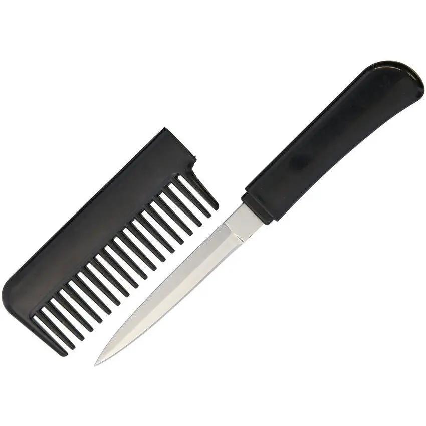 Generic Comb Knife Black - Concealed Blade In Synthetic Comb, 3.25 In Stainless Satin Blade, 6.5 In Overall by Miscellaneous