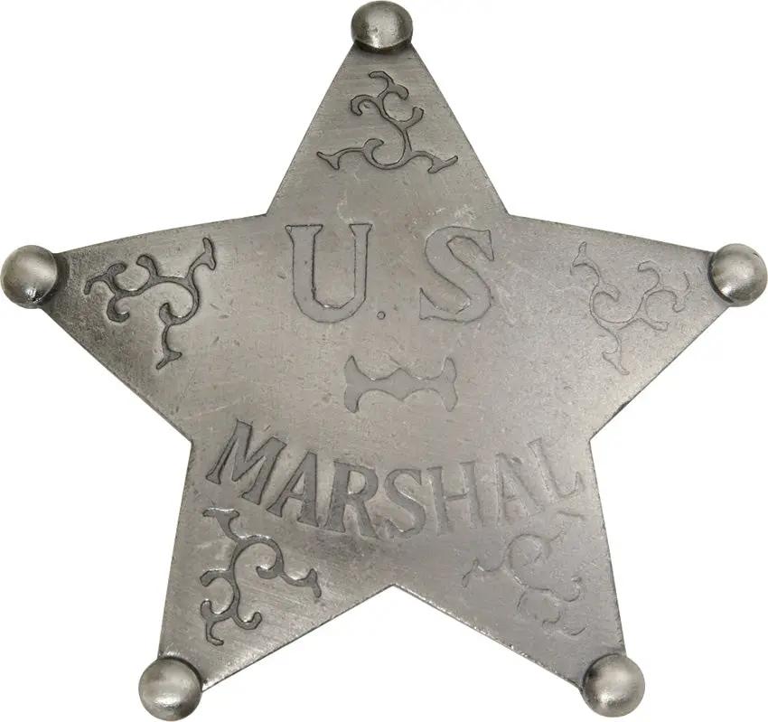 Badges Of The Old West US Marshal Badge MI3016 Museum Quality Replica For Collectors And History Buffs by Badges Of The Old West