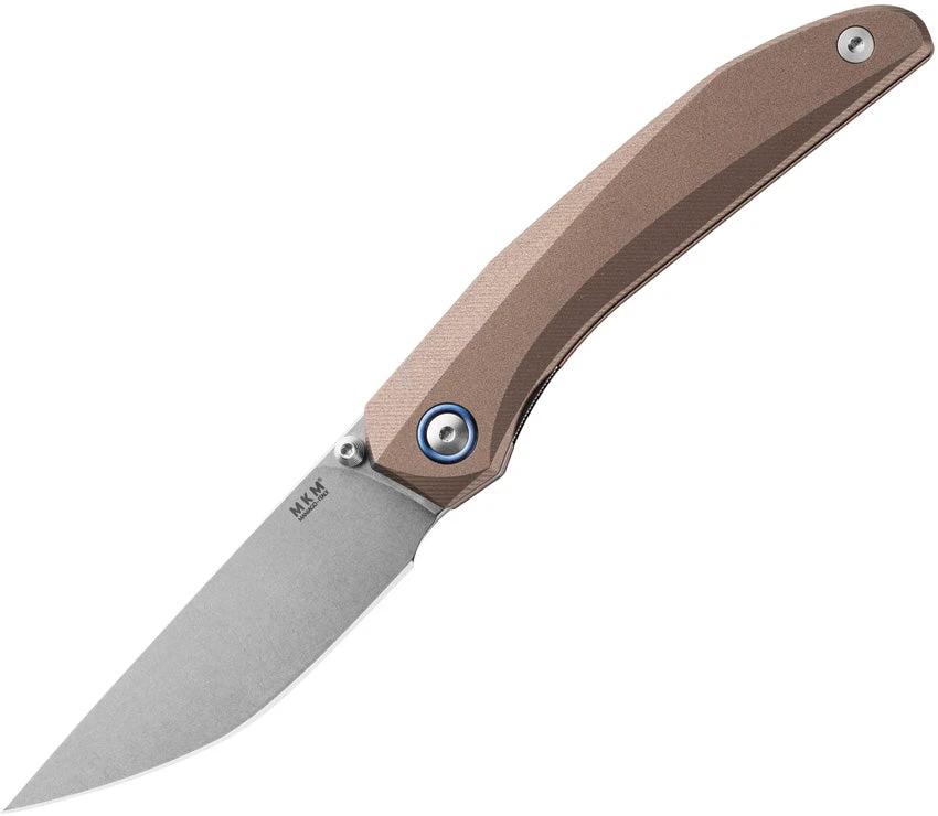 MKM-Maniago Knife Makers Detonario Linerlock Gunmetl MK DT-AGM by MKM-Maniago Knife Makers