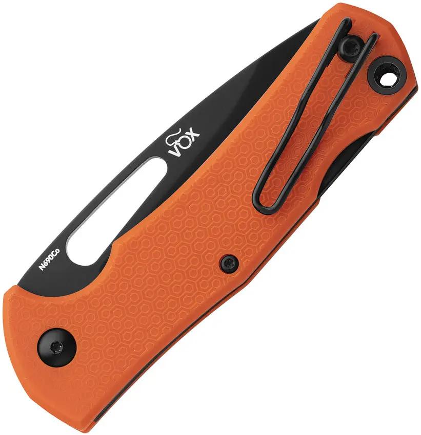MKM Maniago Knife Makers LOV Lockback Orange FRN Handle - Drop Point EDC Knife For Everyday Carry by MKM-Maniago Knife Makers