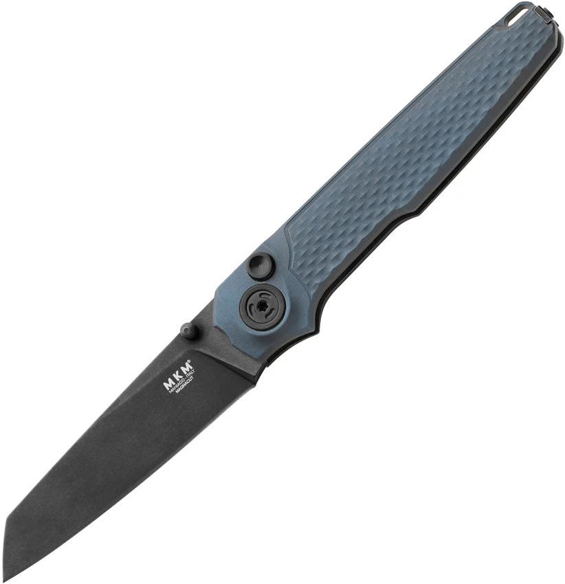 MKM-Maniago Knife Makers Miura Button Lock Gray SW MK MI-AGYB by MKM-Maniago Knife Makers