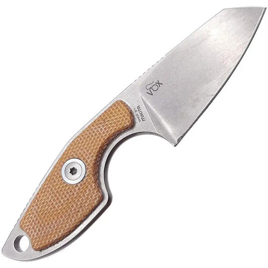 MKM Mikro 2 Fixed Blade Knife Bohler M390 With Micarta Handle Premium EDC Neck Sheath And Pocket Carry by MKM-Maniago Knife Makers