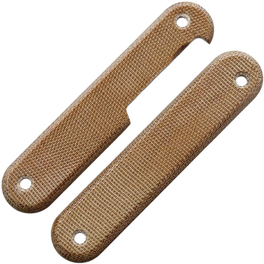 MKM-Maniago Knife Makers Malga 6 Scales Natural Micarta MK MXMP06-NC by MKM-Maniago Knife Makers