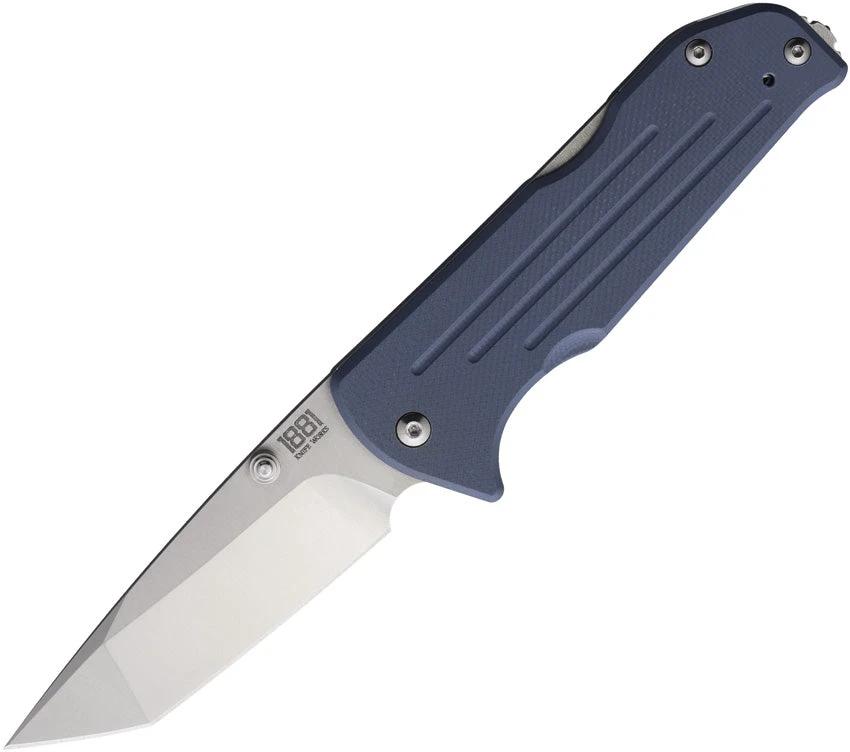 Main Street Bourbon Lockback Denim Tanto MMS022 by Main Street
