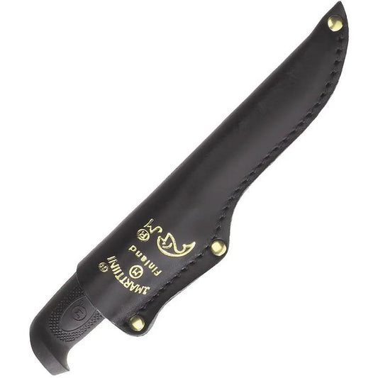 Condor Golden Trout Fillet Knife For Anglers 7.88 Inch Satin Blade Black Rubber Handle Belt Sheath by Marttiini