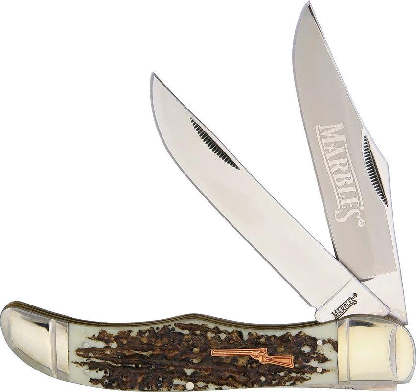Marbles Folding Hunter Imitation Stag KB223/ MR417 #61 SHIELD by Marbles