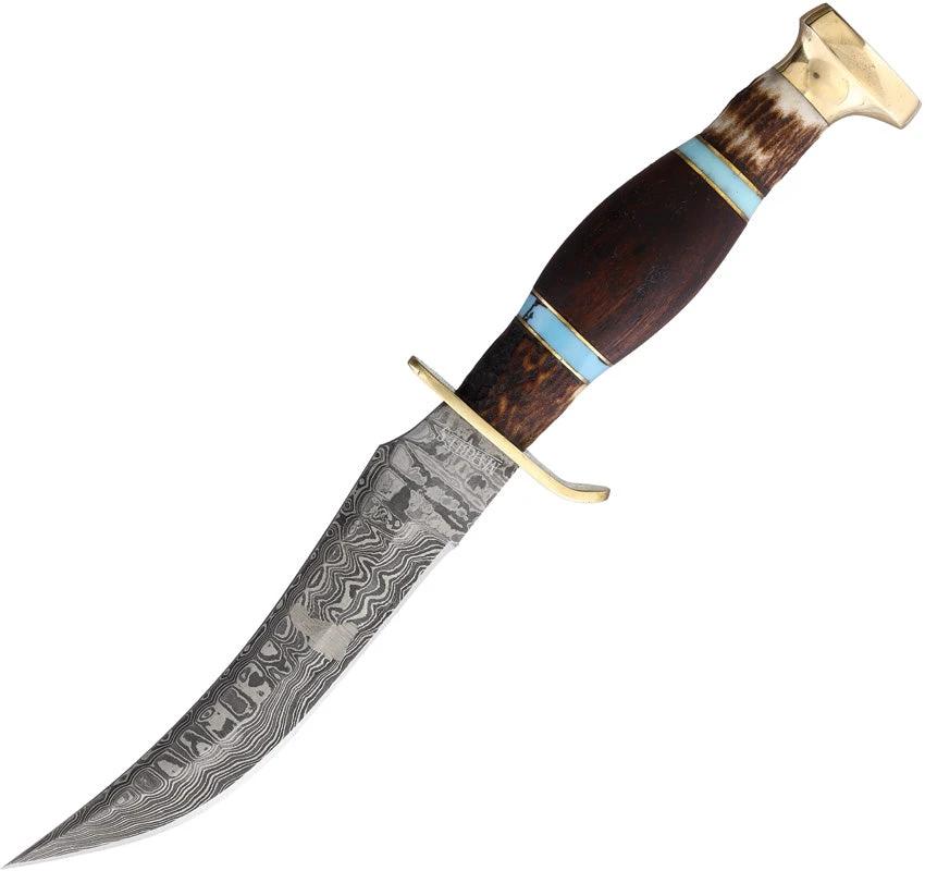 Marbles Skinner Wood/Stag Damascus MR490D OCT18 152 DAMASCUS by Marbles