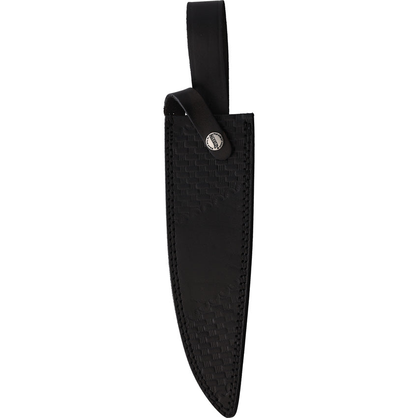 Marbles Bowie Turquoise - Full Tang Satin Bowie Knife With Turquoise Horn Handle by Marbles