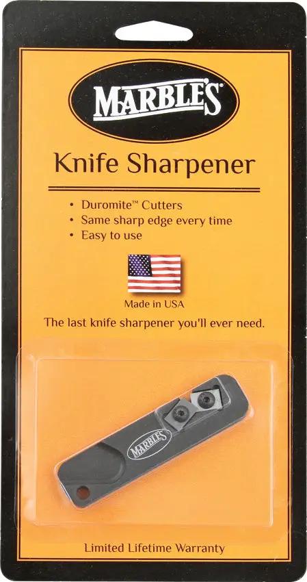 Marbles Redi-Edge Pocket Pro Sharpener - V Groove for Hooks and Pointed Objects with Duromite Cutter Inserts by Marbles