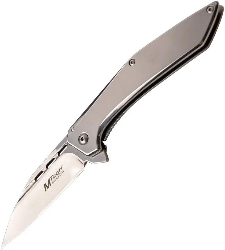 MTech Framelock Knife MT1052MR Mirror Blade 3Cr13 Stainless EDC Durable Handle with Pocket Clip by MTech