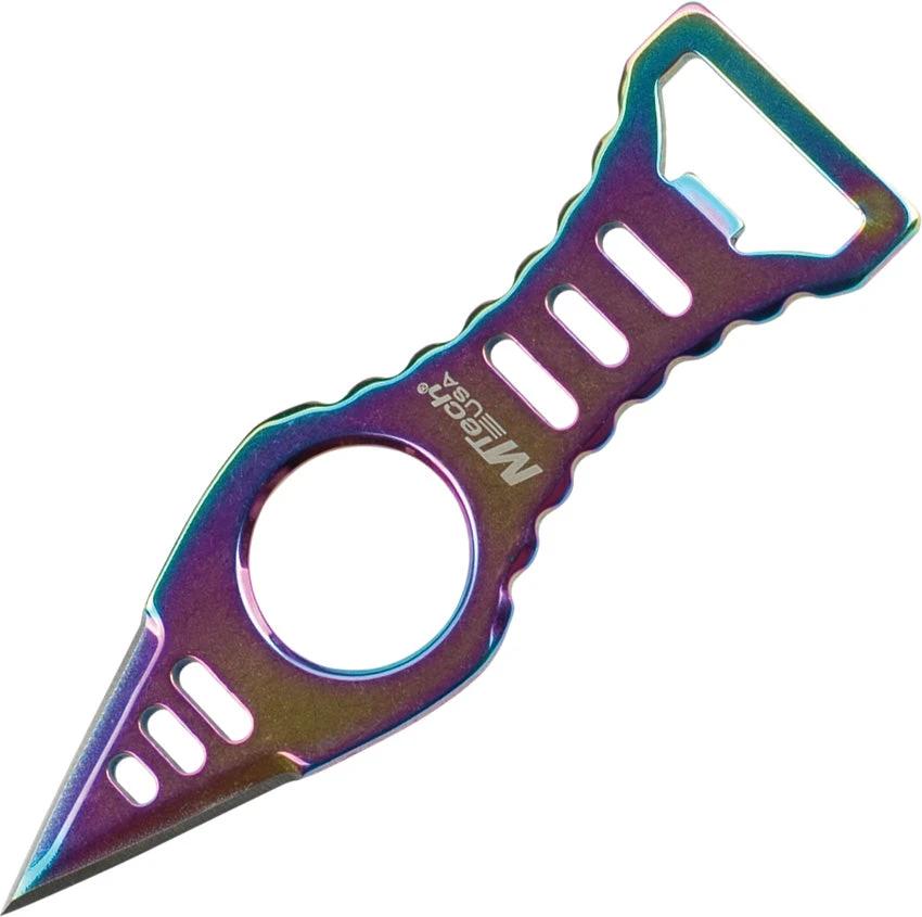 MTech Neck Knife Rainbow MT-20-27RB by MTech