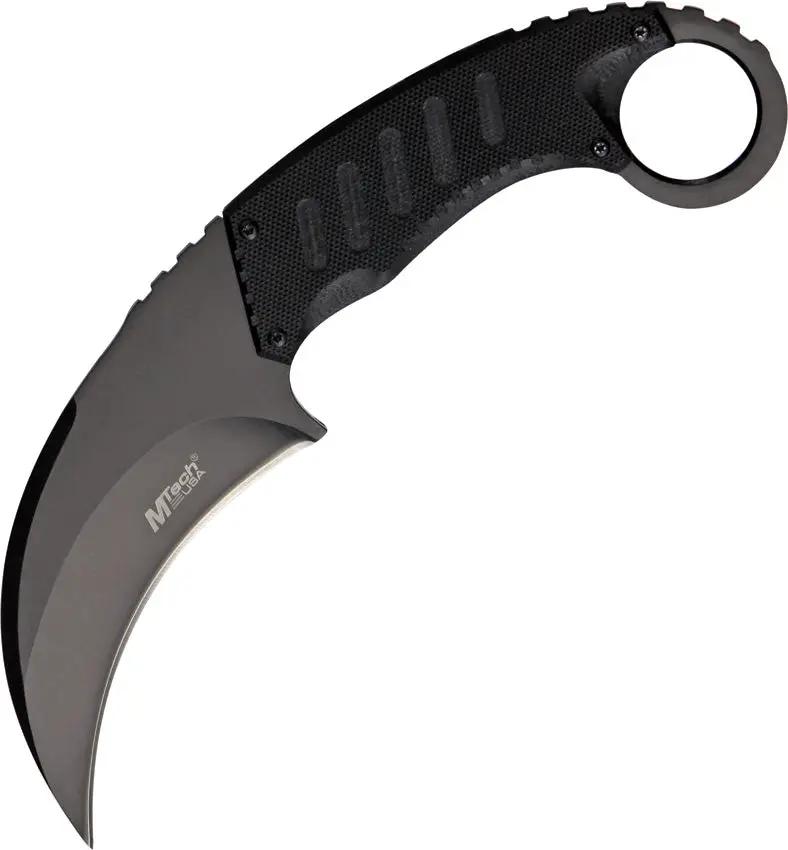 MTech Tactical Karambit Neck Knife MT665BK For EDC Enthusiasts Compact Quick Access Defense Tool by MTech