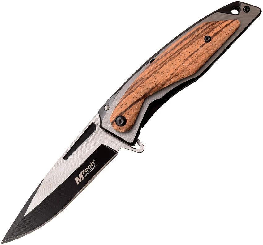 MTech Wood Framelock A/O MT-A1153BWD by MTech