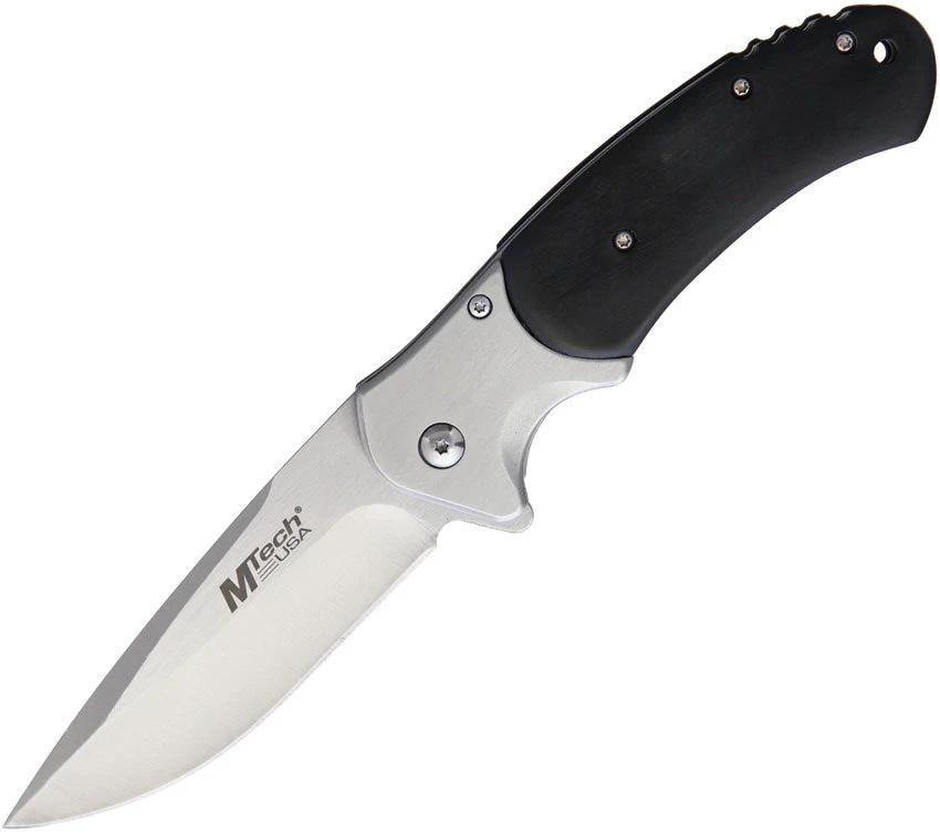 MTech Linerlock A/O Black Pakkawood MT-A1155BK by MTech