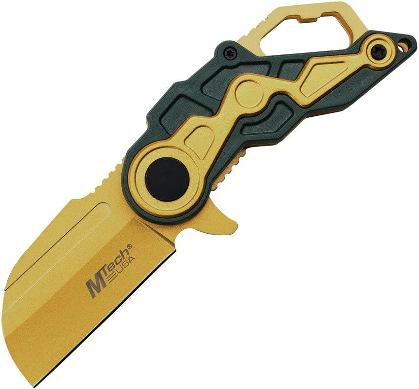 Mtech Linerlock A/O Gold MT-A1199GYL by Mtech