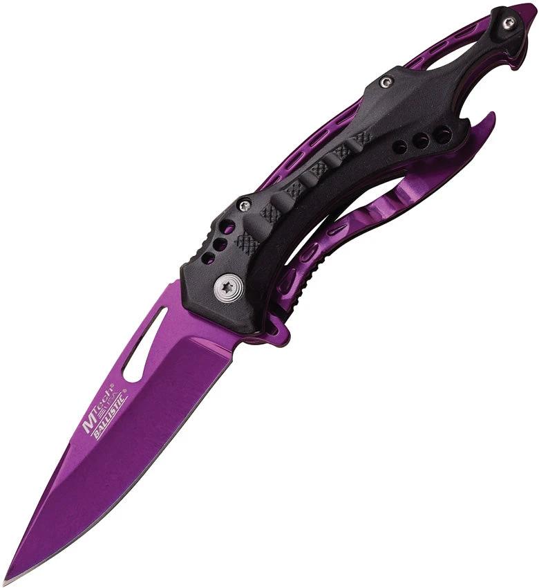 MTech Ballistic Linerlock A/O Purple MT-A705PE by MTech
