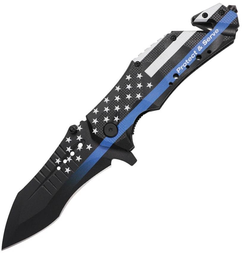 Mtech Rescue Linerlock A/O Police MT-A845PD by Mtech