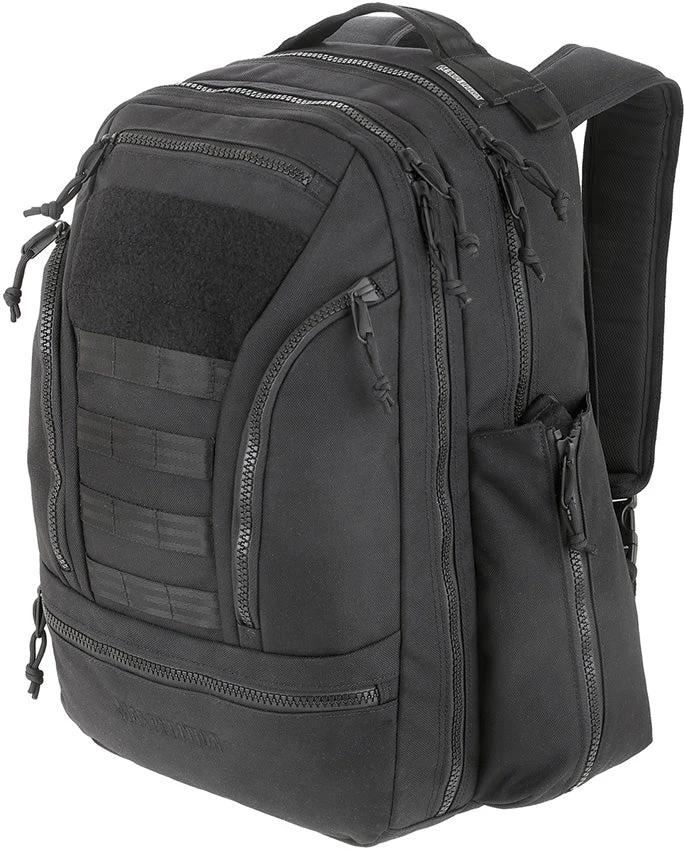 Maxpedition Tehama Backpack Black 0516B - 37L Tactical Pack With Dual Side CCW Compartments