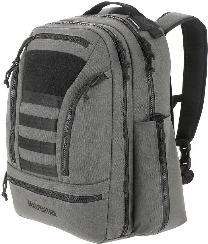 Maxpedition Tehama Backpack Wolf Gray 0516W - 37L Capacity With Dual Side Accessible CCW Compartment And Bottle Holders