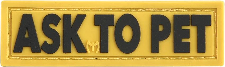 Maxpedition Ask To Pet Patch Full Color ATPTC by Maxpedition