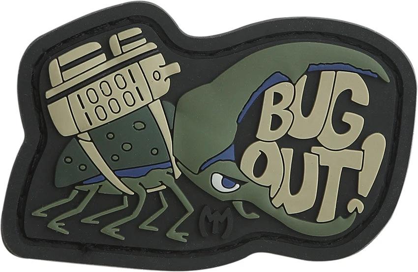 Maxpedition Bug Out Patch - Tactical Color PVC Rubber Construction With Sew-On Loop Field Protector