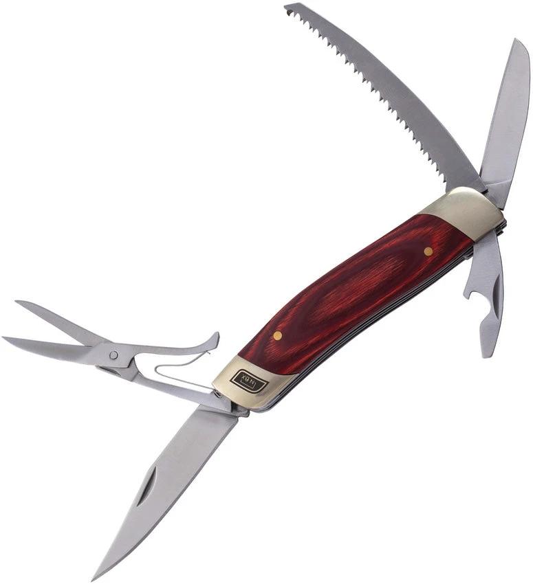 No Box Tools Multi-Tool Knife Red 01-0004 by No Box Tools