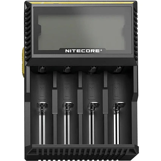 Nitecore Digicharger D4 Four Slot Battery Charger With Independent Charging For Mixed Chemistries by Nitecore