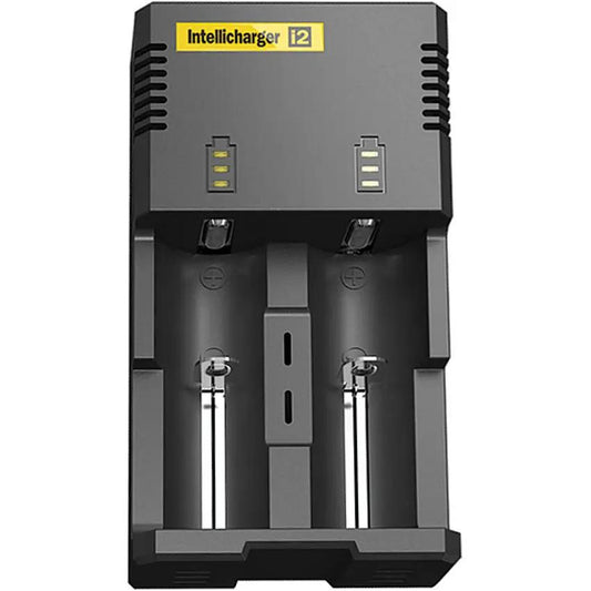 Nitecore Intellicharger I2 Dual Battery Charger - Independent Slot Monitoring For LiIon NiMH NiCd by Nitecore