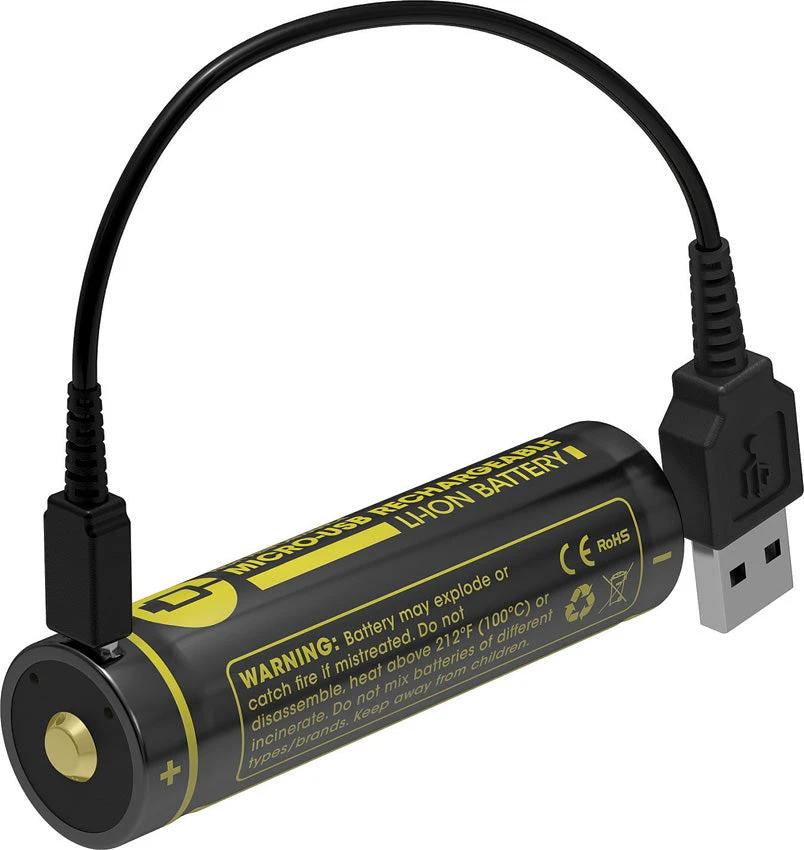 Nitecore USB Rechargeable Battery 3400 NL1834R by Nitecore