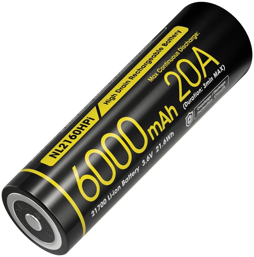 Nitecore 21700 i Series Battery NL2160HPI by Nitecore