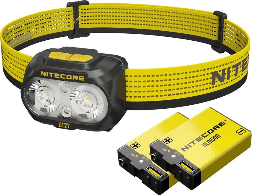 Nitecore UT27 Pro Headlamp Yellow Rechargeable 800 Lumens Turbo Mode Waterproof Durable For Outdoor Enthusiasts by Nitecore