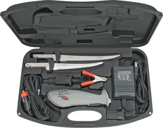 Rapala Deluxe Electric Fillet Set PGEF1 - Advanced Air Flow Design For Quiet Efficient Fillet Preparation by Rapala