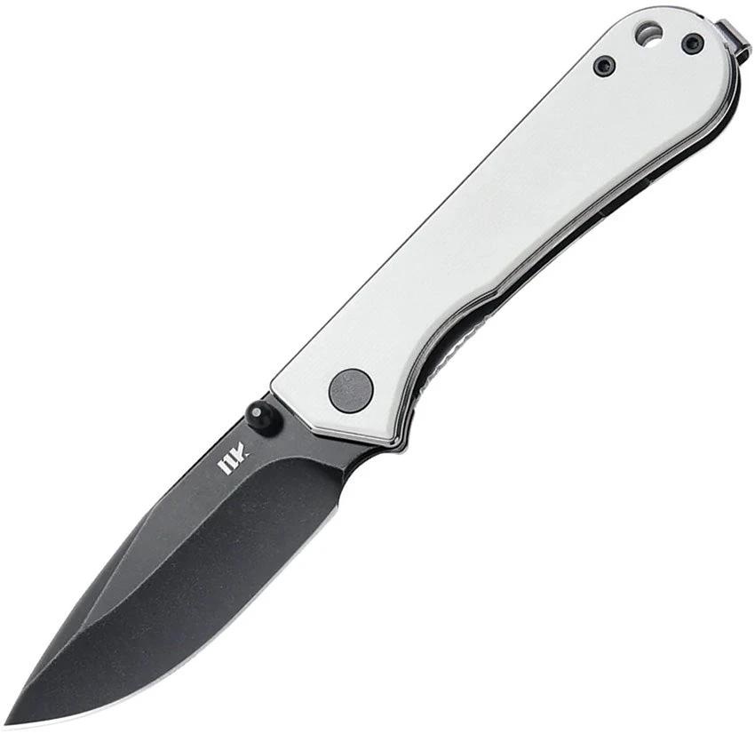 NUKNIVES Kumpanter Linerlock White S13-1007 by NUKNIVES