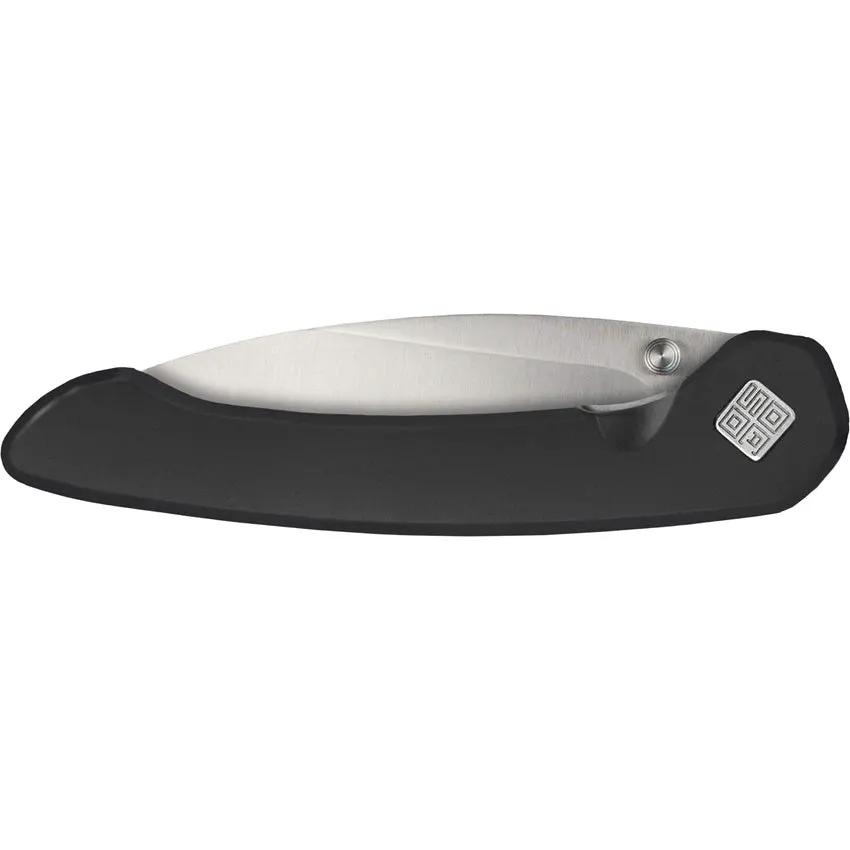 Ocaso Seaton Large Linerlock Black 42SLB by Ocaso